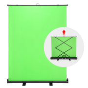 InstaHibit Green Screen Chromakey Backdrop Collapsible Floorstand