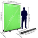 InstaHibit Green Screen Chromakey Backdrop Collapsible Floorstand