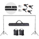 TheDisplayOutlet 8x10 ft Adjustable Metal Photo Backdrop Stand Image