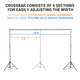 TheDisplayOutlet 7x10 ft Adjustable Metal Photo Backdrop Stand Image