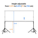 TheDisplayOutlet 7x10 ft Adjustable Metal Photo Backdrop Stand Image