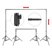 Heavy Duty Backdrop Stand 10'Wx9.5'H Photo Studio Video