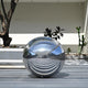 TheDisplayOutlet Giant Inflatable Mirror Ball in Iridescent, Gold, Silver, Black, 40in Silver Image