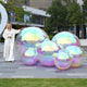 TheDisplayOutlet Giant Inflatable Mirror Ball Shinny Balls with Electric Pump, Iridescent Image