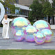 TheDisplayOutlet Giant Shiny Reflective Inflatable Mirror Balls with Electric Pump, Iridescent Image