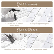 10x8ft Heavy Duty Shimmer Wall Backdrop with Frame