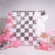 10x8ft Heavy Duty Shimmer Wall Backdrop with Frame