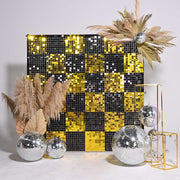 TheDisplayOutlet Square Shimmer Wall Decorative Signs Tradeshow Backdrop Image