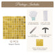 TheDisplayOutlet Square Shimmer Wall Decorative Signs Tradeshow Backdrop Image