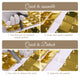TheDisplayOutlet Square Shimmer Wall Decorative Signs Tradeshow Backdrop Image