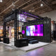 TheDisplayOutlet Square Shimmer Wall Decorative Signs Tradeshow Backdrop Image