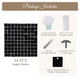 TheDisplayOutlet Square Shimmer Wall Decorative Signs Tradeshow Backdrop Image
