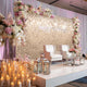 TheDisplayOutlet Square Shimmer Wall Decorative Signs Tradeshow Backdrop Image