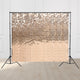 TheDisplayOutlet 10x8.5ft Shimmer Wall Backdrop Stand Kit Trade Show Photo Booth, Champagne Gold Image