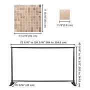 10x8ft Heavy Duty Shimmer Wall Backdrop with Frame