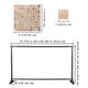10x8ft Heavy Duty Shimmer Wall Backdrop with Frame