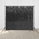TheDisplayOutlet 10x8.5ft Shimmer Wall Backdrop Stand Kit Trade Show Photo Booth, Black Image