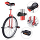 TheDisplayOutlet 24 inch Unicycle for Beginners Kids, Red Image