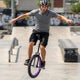 TheDisplayOutlet 20" Mountain Unicycle One Wheel Bike for Adult Teens Purple Rim Image