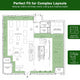 TheDisplayOutlet Event Turf Multi-Tone & Tan Thatch for Expos, Booth Flooring 1 3/8" Image