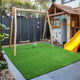 TheDisplayOutlet Artificial Turf Rolls for Playground Backyard 1 3/8" Pile Height Image