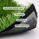TheDisplayOutlet Artificial Gym Turf for Sled Workouts & Agility (1 3/8"H Pile) Image