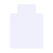 TheDisplayOutlet 36" x 48" Studded Chair Mat for Low Pile Carpet with Lip - 1/8" Thick Image