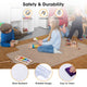 TheDisplayOutlet 36" x 48" Studded Chair Mat for Low Pile Carpet with Lip - 1/8" Thick Image