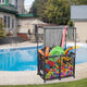 Pool Storage Bin Mesh Basket Nooddle Holder 36x24x57 Black