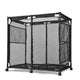 TheDisplayOutlet Large Pool Storage Bin Mesh Basket with Casters 37x24x36 Image