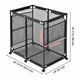 TheDisplayOutlet Large Pool Storage Bin Mesh Basket with Casters 37x24x36 Image