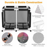 48in. Pool Storage Bin Mesh Basket Heavy Duty Frame
