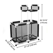 Pool Storage Bin Mesh Basket Noodle Holder 47x25x67