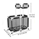Pool Storage Bin Mesh Basket Noodle Holder 47x25x67