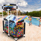 TheDisplayOutlet Pool Storage Bin Mesh Basket Noodle Holder 47x25x67 Image