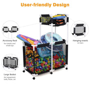 Pool Storage Bin Mesh Basket Noodle Holder 47x25x67