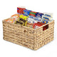 TheDisplayOutlet Wicker Fruit Food Storage Baskets with Handle Set(3) Image