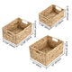 TheDisplayOutlet Wicker Fruit Food Storage Baskets with Handle Set(3) Image