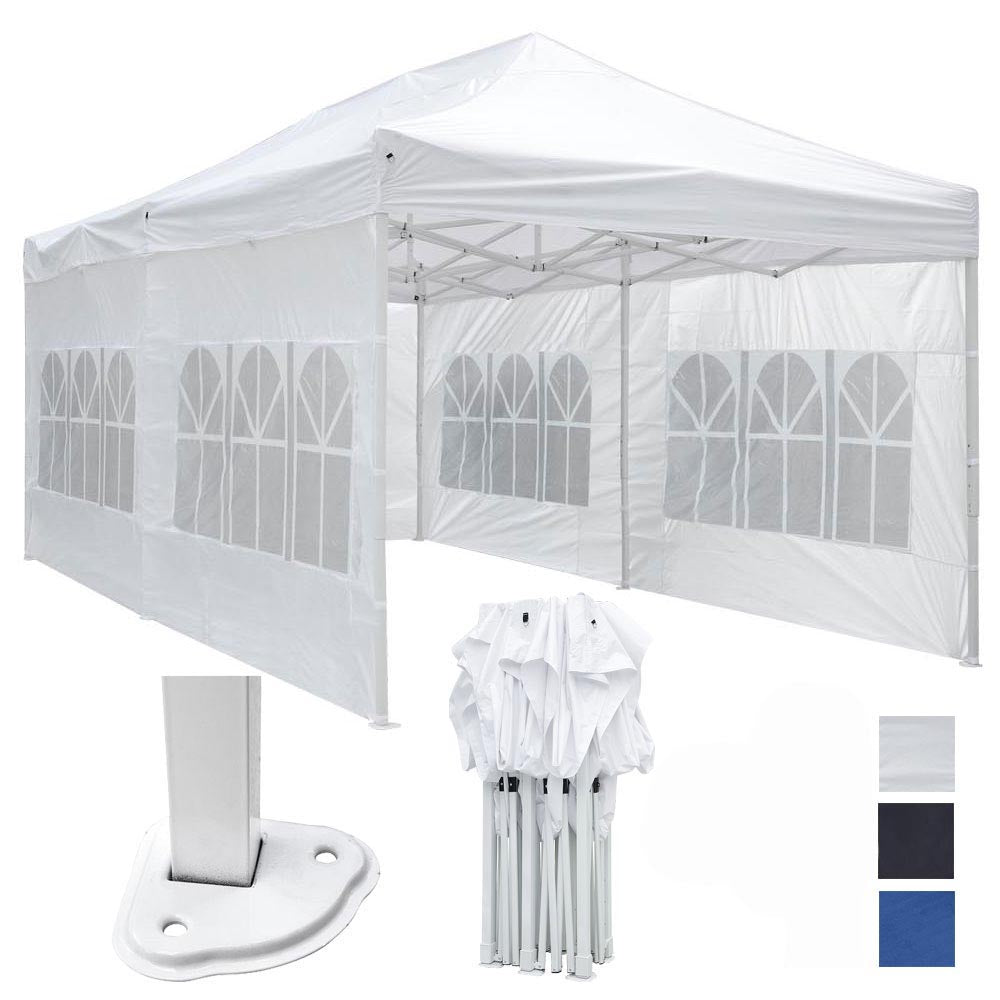 10'x20' Waterproof Pop Up Canopy Tent with Sides - Main Image