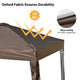 TheDisplayOutlet Pop Up Canopy with Vent & Sidewall 10'x10' Image