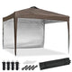 TheDisplayOutlet Pop Up Canopy with Vent & Sidewall 10'x10' Image