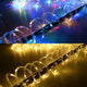 TheDisplayOutlet 39ft Solar Curtain String Light for Outdoor Patio Garden Image
