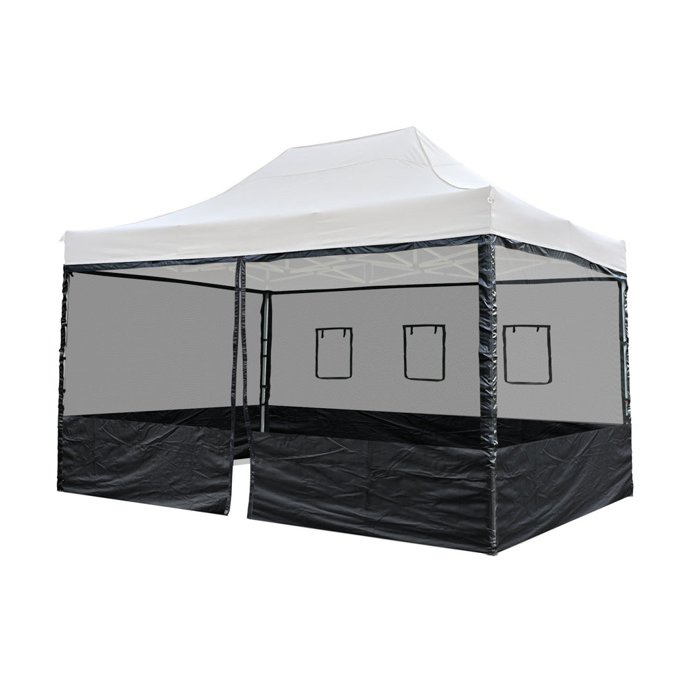 tent netting Netting Mesh Sidewalls for 10x15 Pop Up Canopy Side Panel