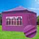 1080D Sidewall w/ Window for Pop Up Canopy 10'Lx7'H