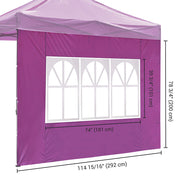 1pc Sidewall w/ Window for Pop Up Canopy