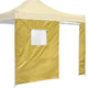 TheDisplayOutlet InstaHibit Canopy Sidewall w/ Door & Window 9'7"Lx6'7"H, Mineral Yellow Image