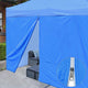 TheDisplayOutlet 10'x7' Sidewall w/ Zipper for Pop Up Canopy CPAI-84, Blue Image