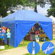 TheDisplayOutlet 15'x7' Sidewall w/ Zipper for Pop Up Canopy CPAI-84, Blue Image