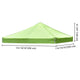 TheDisplayOutlet 10x10 Pop Up Canopy Top Replacement Roof 9'7"x9'7", Green Glow Image
