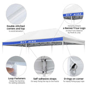 Replacement Top for 10'x20' Waterproof Pop Up Canopy